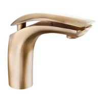 Mezcladora para Lavatorio Monocomando Vainsa Martini Baja Gold