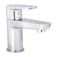 Mezcladora para Lavatorio Bimando Trebol Tempra Baja Plata Cromado