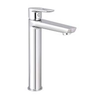Mezcladora para Lavatorio Monocomando al Mueble Trebol Tempra Alta Plata Cromado
