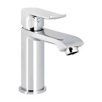 Mezcladora para Lavatorio Monocomando Trebol Cambria Baja Plata