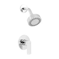 Mezcladora Ducha Bronce Trebol Cambria Monocomando