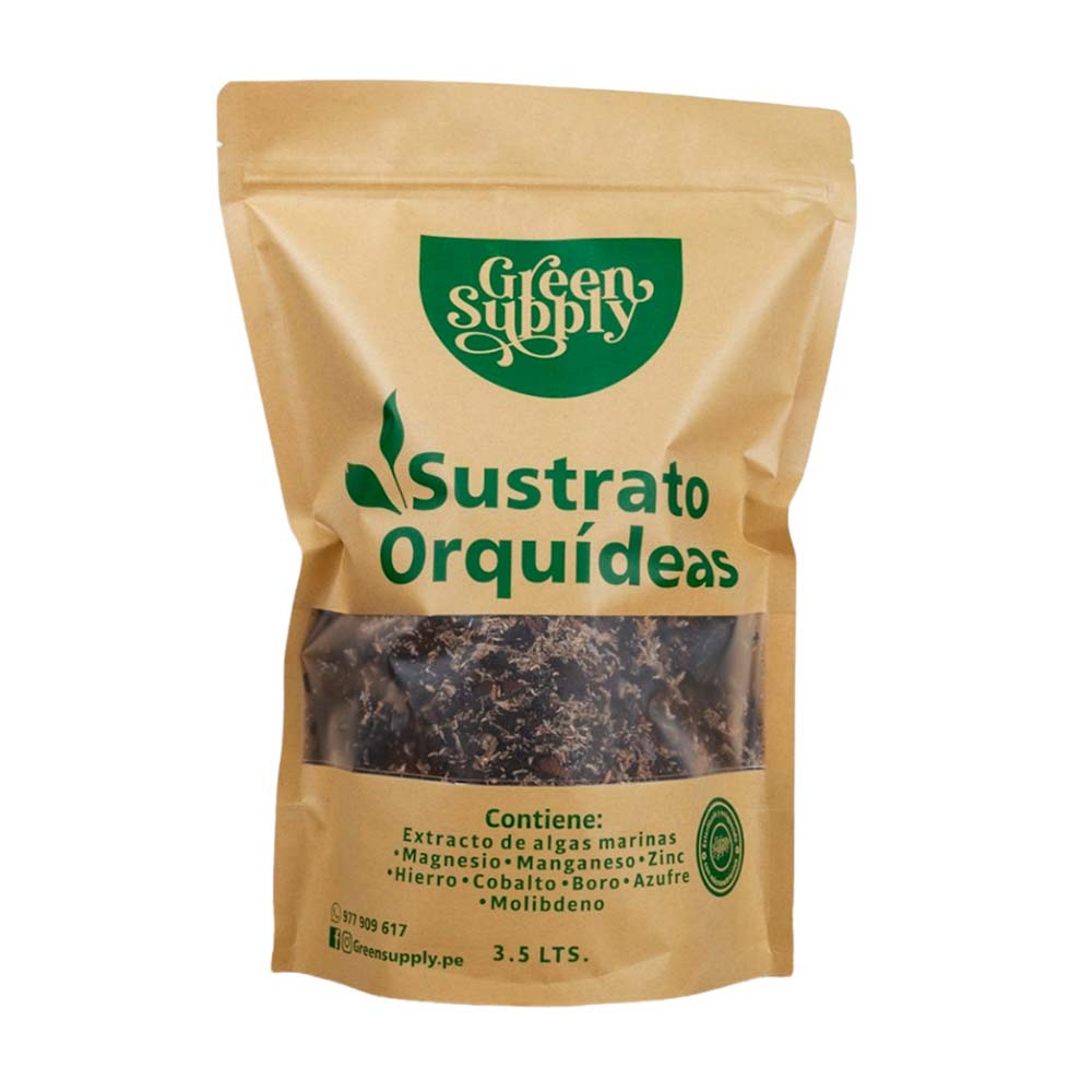 Sustrato para orquídeas 3.5L Green Supply