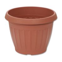 Macetero Terracota Circular Pica Labrado Pequeño
