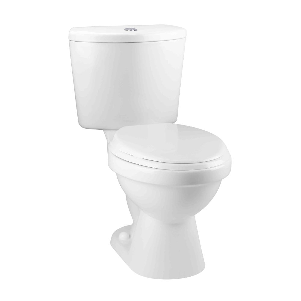 Inodoro 2 Piezas Orange Premium Vitrificado Blanco Brillante