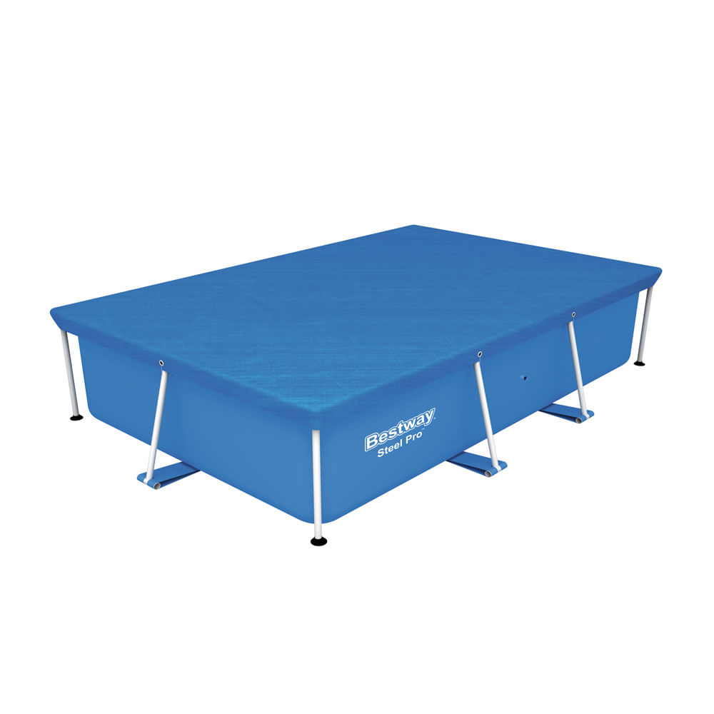 Cobertor Rectangular Bestway Azul de PVC de Alta Calidad 259x170cm