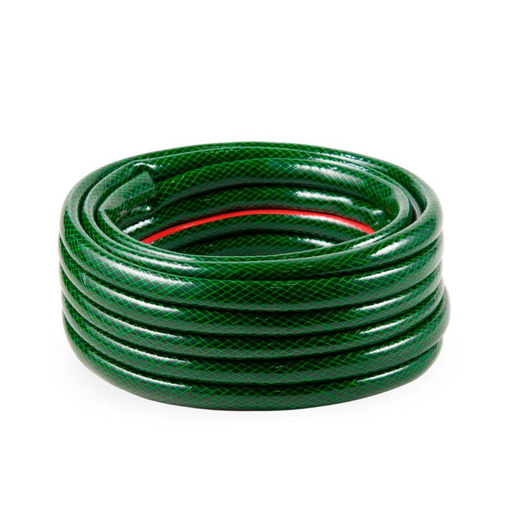 Manguera 2M Reforzada 3/4" x 25 metros Verde/Rojo