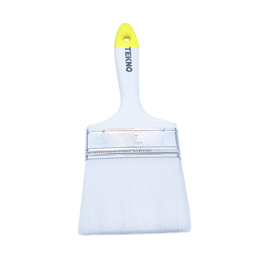 Brocha para Barnices Tekno 4'' de Polipropileno Blanco