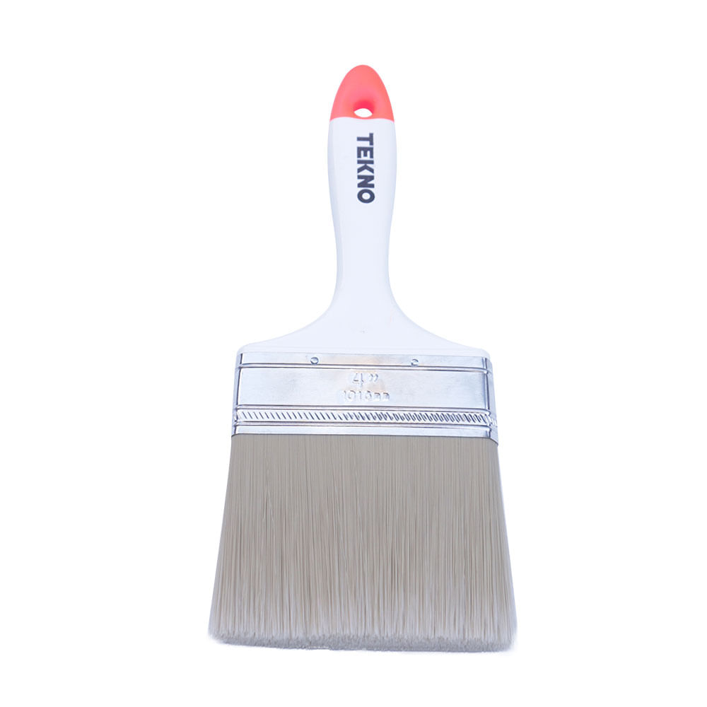 Brocha de Látex Tekno 4'' Blanco