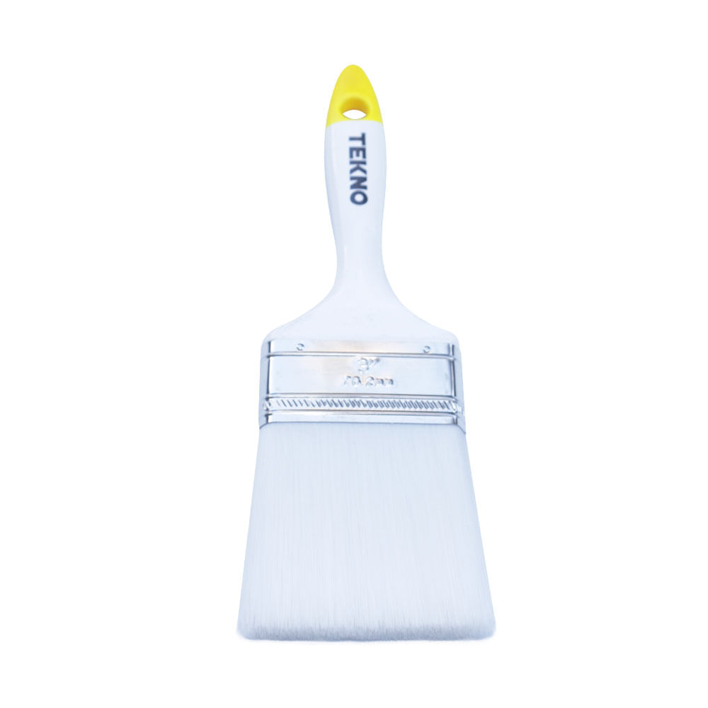 Brocha para Barnices Tekno 3'' de Polipropileno Blanco