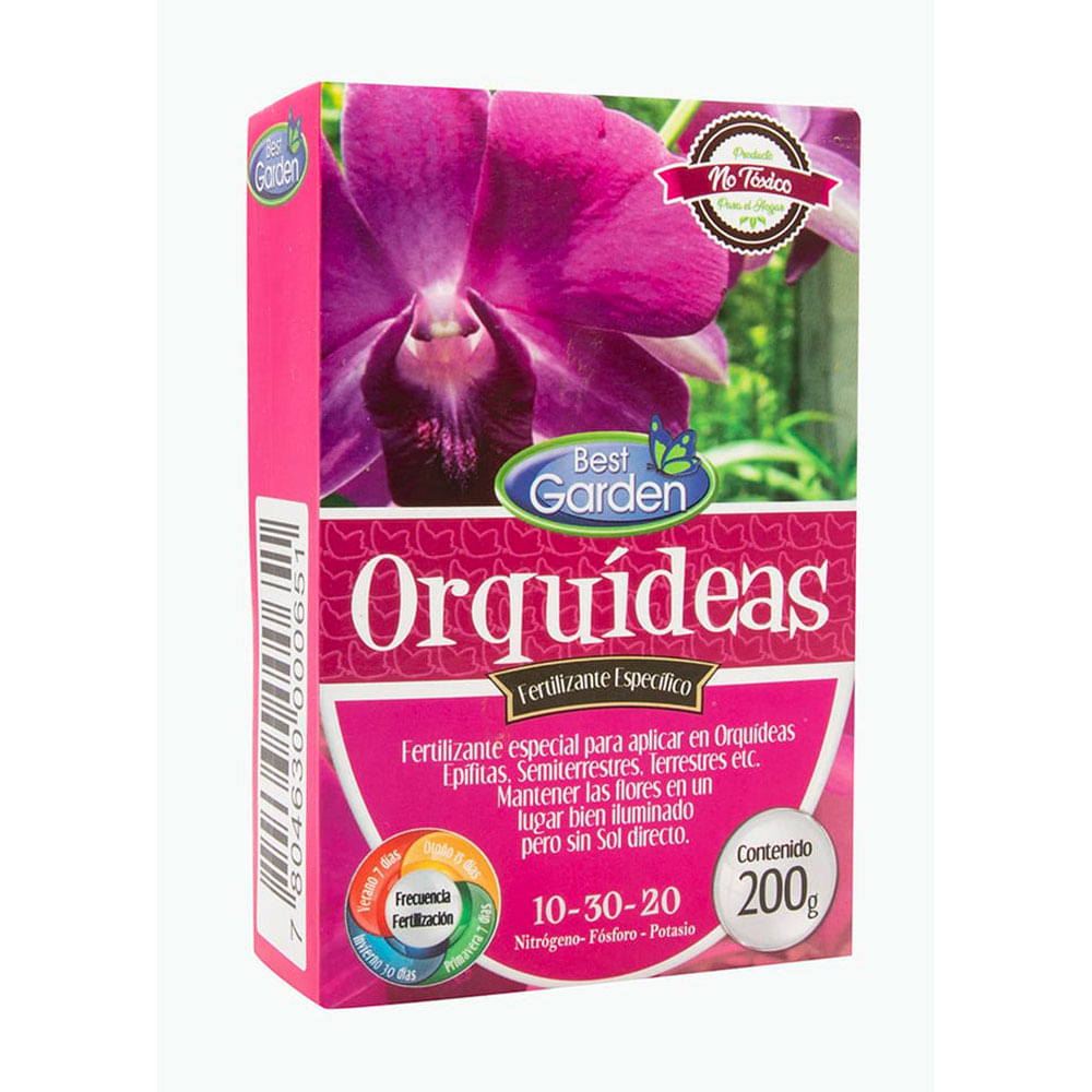 Abono 200gr para orquídeas Natural Garden
