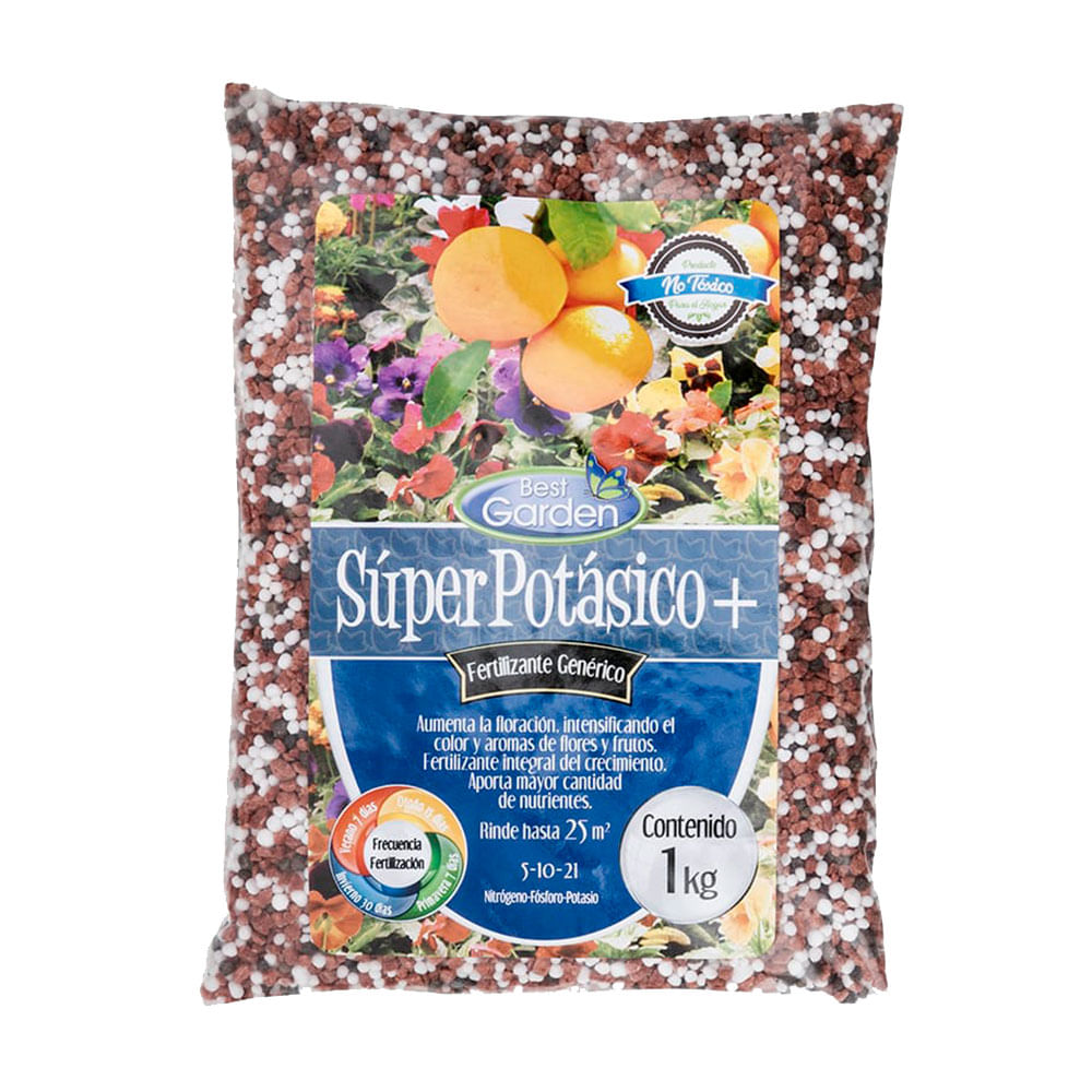 Fertilizante súper Potásico+ 1kg Natural Garden