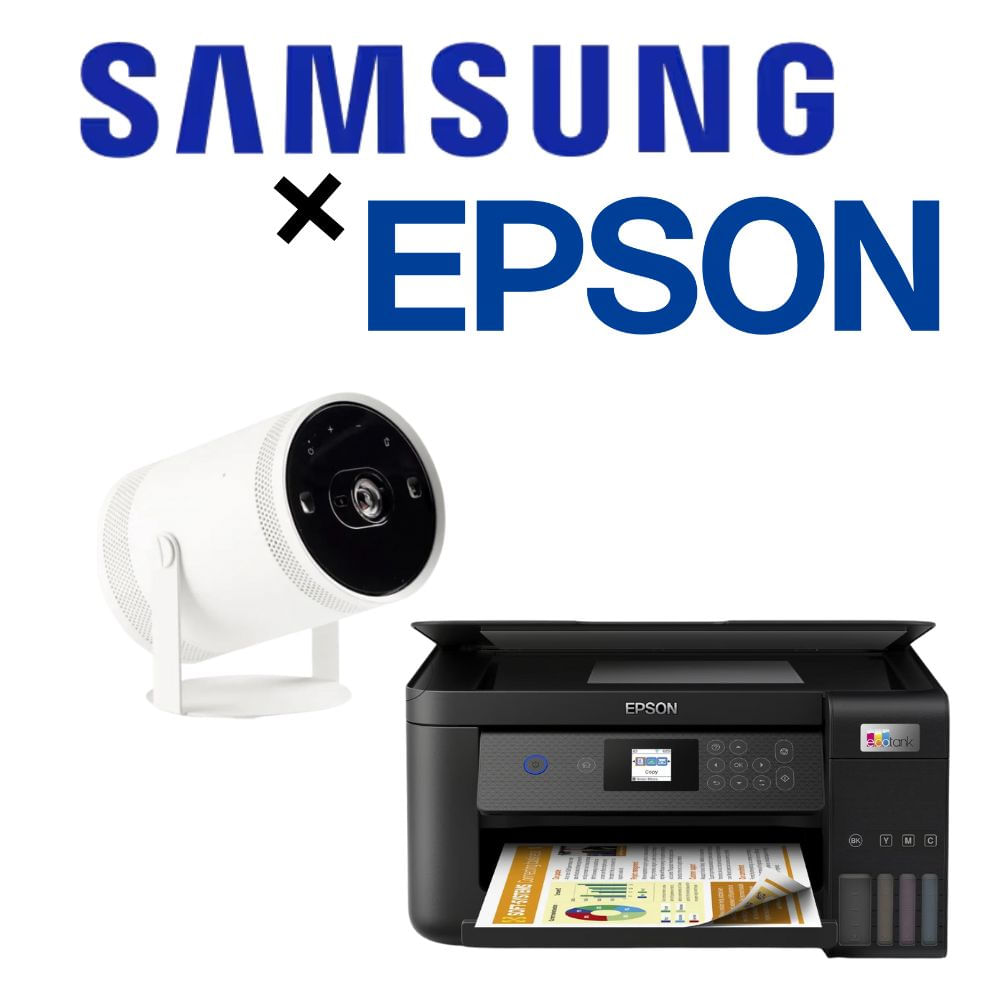 IMPRESORA EPSON más PROYECTOR DE VIDEO SAMSUNG