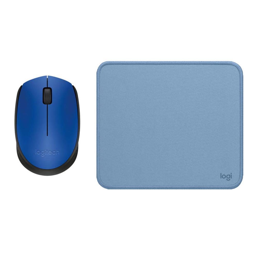 COMBO LOGITECH MOUSE M170AZUL PAD MOUSE 200x230