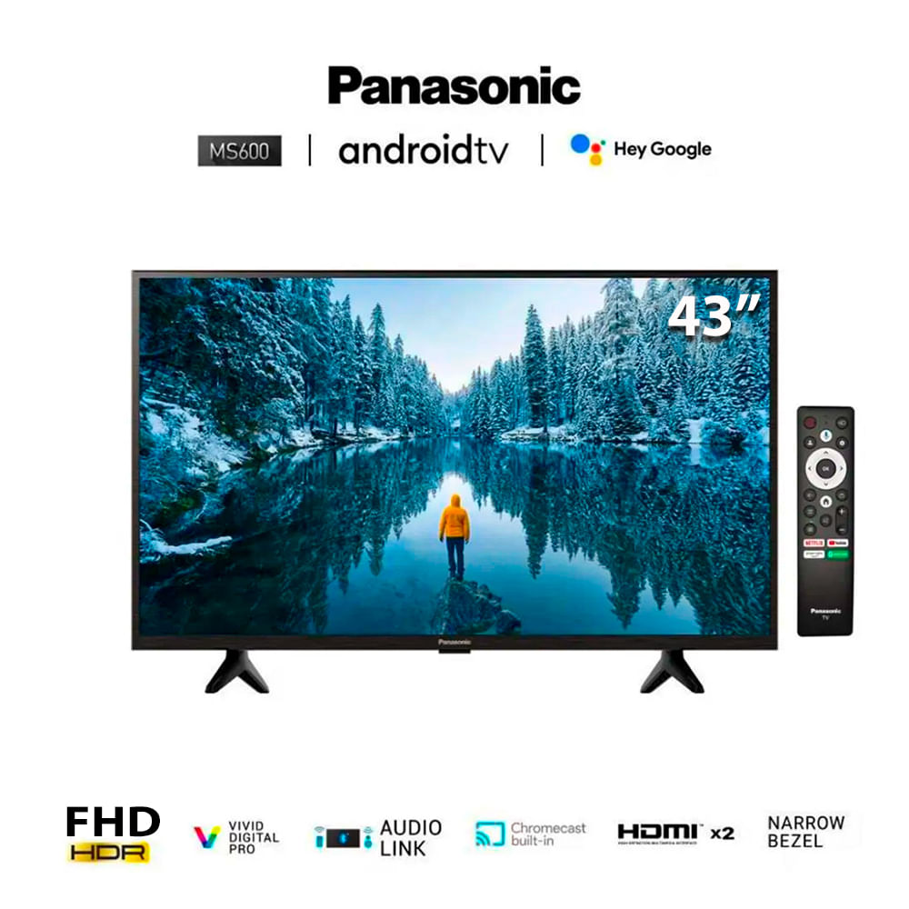 Televisor Panasonic 43 Android Tv FHD TC-43MS600P