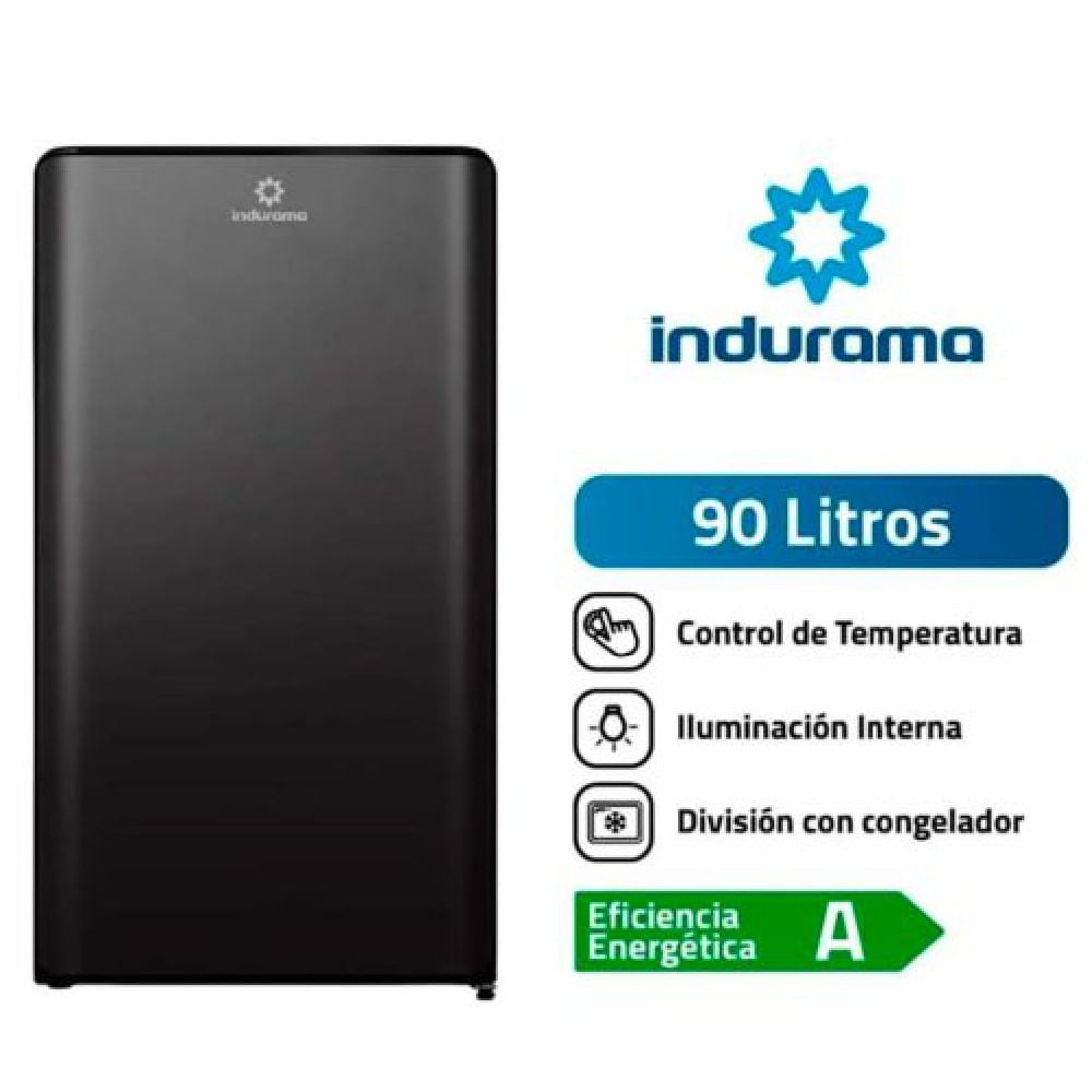 RI-109N Frigobar Negro 90L Indurama