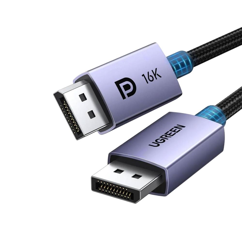 Cable Ugreen DisplayPort 2.1 16K 30Hz 40Gbps 1m 15383