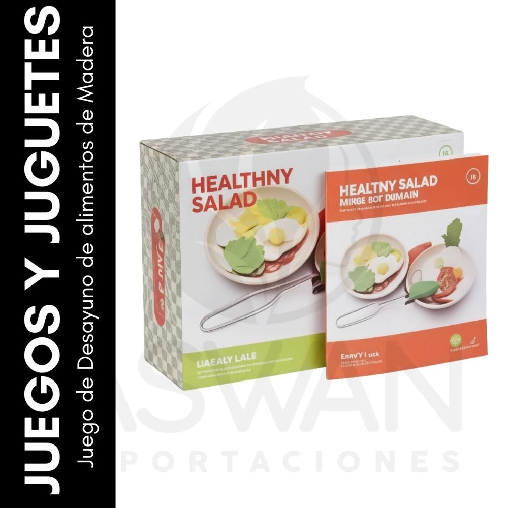 Juego de Desayuno de alimentos de Madera