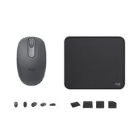 COMBO LOGITECH MOUSE M196  Y PAD MOUSE 200X230 NEGRO