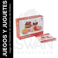 Juego de Pastelería de alimentos de Madera