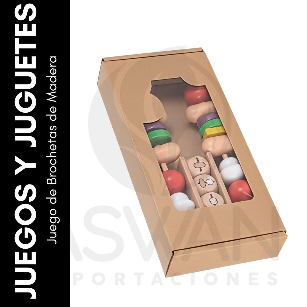 Juego de Brochetas de Madera
