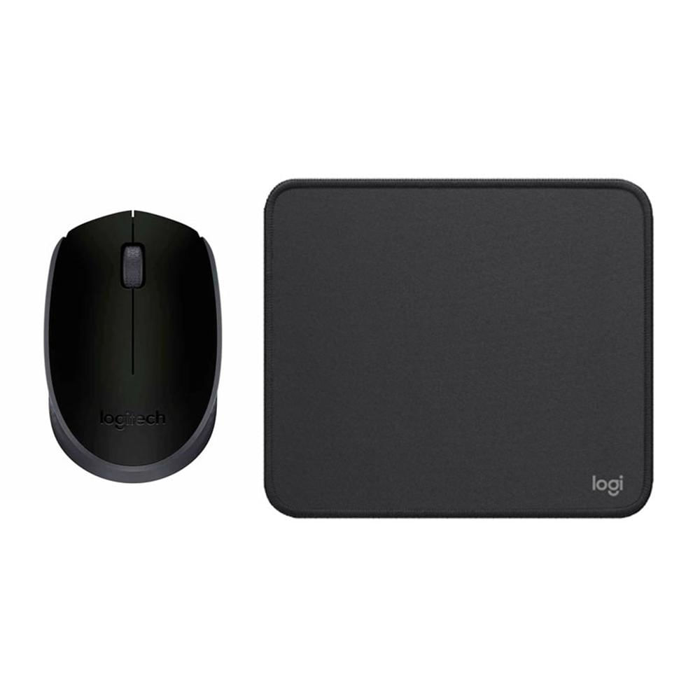 COMBO LOGITECH MOUSE M170 PAD MOUSE 200x230 NEGRO