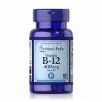 Vitamina B-12 500 mcg (100 Tabletas) - Puritan's Pride