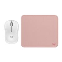 PACK LOGITEH MOUSE M240 BLANCO PAD MOUSE 20X23 ROSADO