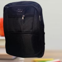 Mochila Estudiantil Unisex Negro de Gran Capacidad