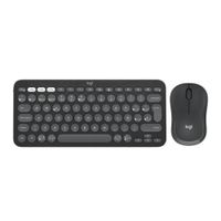 LOGITECH TECLADO K380S Y MOUSE M240 COLOR NEGRO