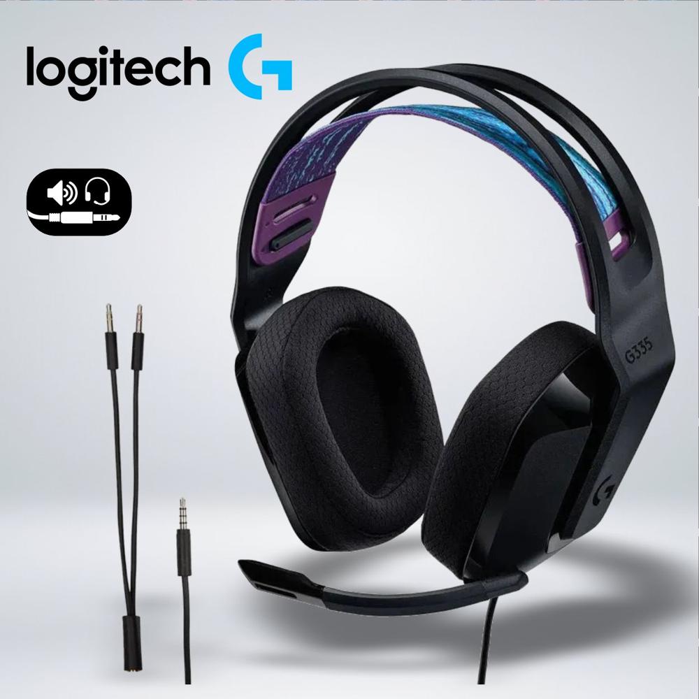 AUDIFONO GAMER G335 MAGNIFICO SONIDO MULTIPLAFORMA PC PS NSWITCH XBOX SPHONE