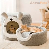 Cama Semicerrada 2 en 1 para Mascotas