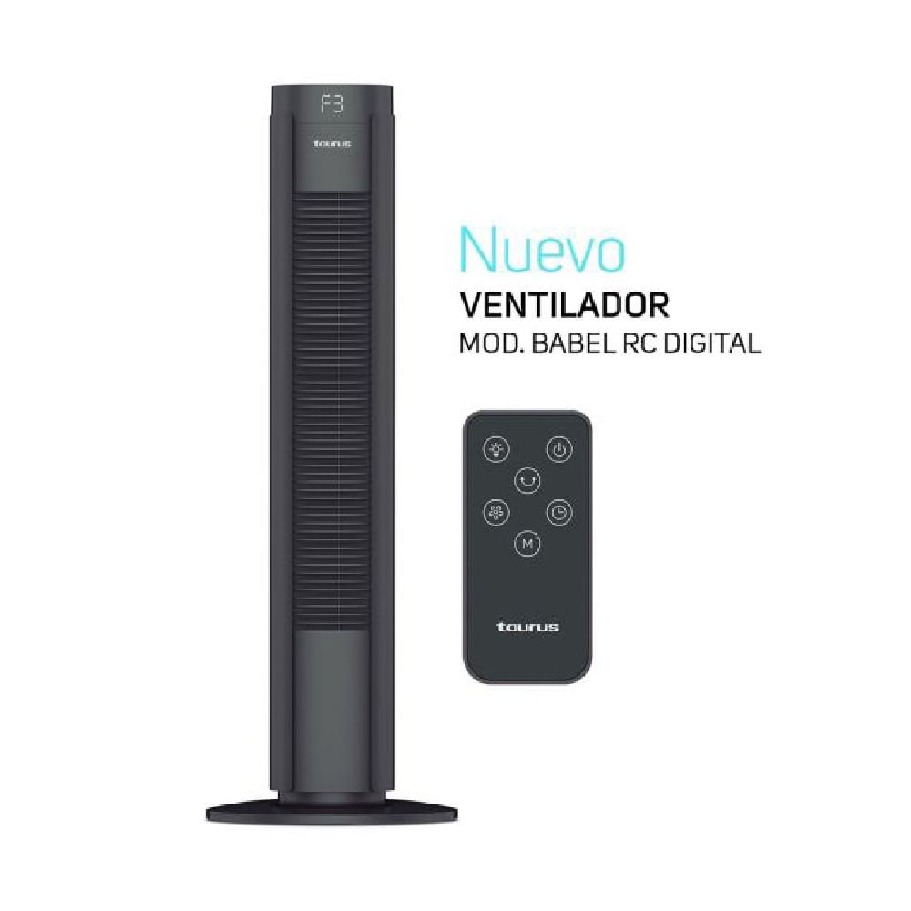 Ventilador Torre 50W Taurus Babel RC Digital