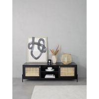 Mesa de TV Micro Color Roble Negro TU MESITA