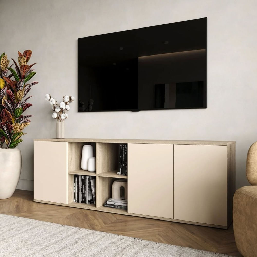 Mesa de TV Kafka Color Ceniza\Capri TU MESITA