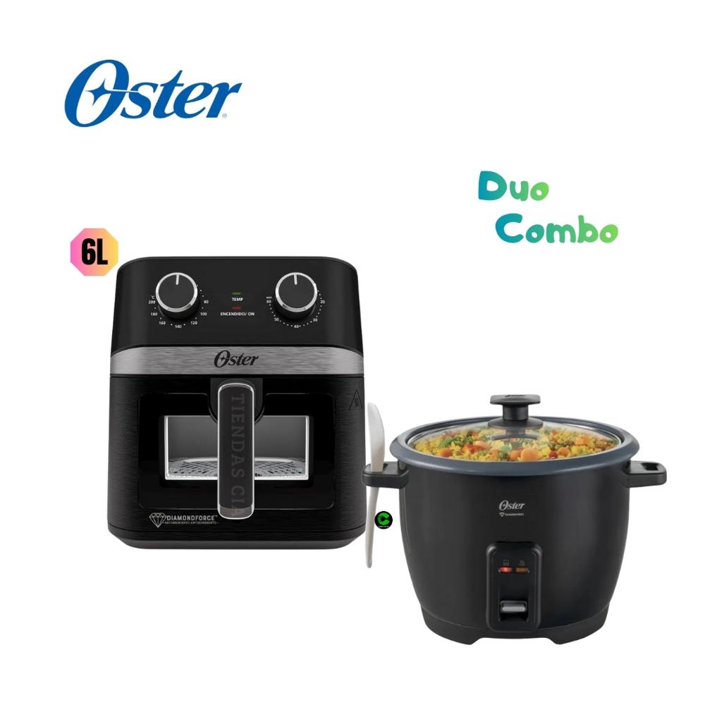 Combo Oster Freidora de Aire CKSTAF60WMDF y Olla Arrocera