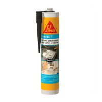 Silicona Sanisil negro 280ml Resistente al Moho Sika - Uso en baños y cocinas