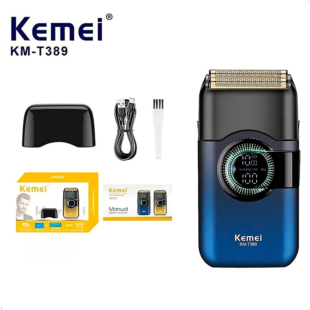 Kemie Km T389 Maquina Cortadora Afeitadora Shaver Ipx5