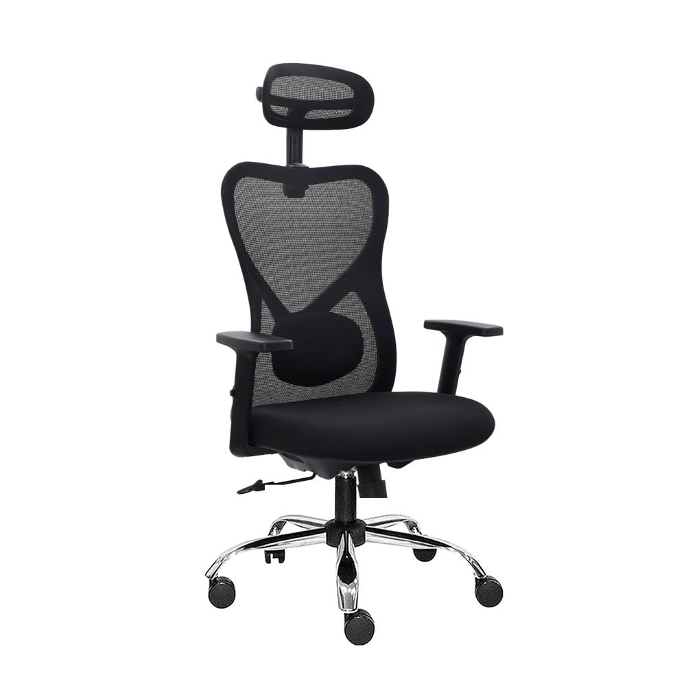 Silla Ergonómica Bug Presidente Cromado Negro Ofideas