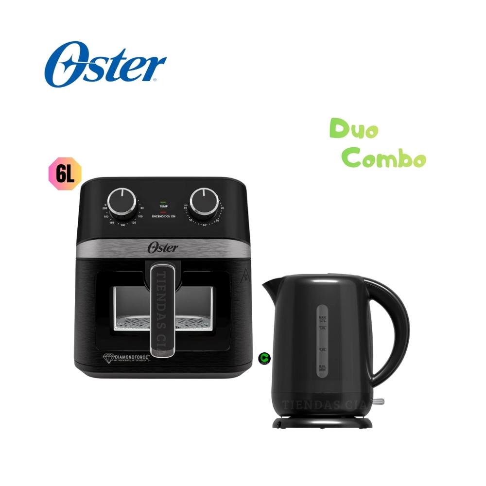 Duo Oster Freidora de Aire CKSTAF60WMDF y Hervidor BVSTKT3101