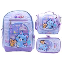 Pack Escolar Mochila Tom y Jerry Kawai Gokko Oficio