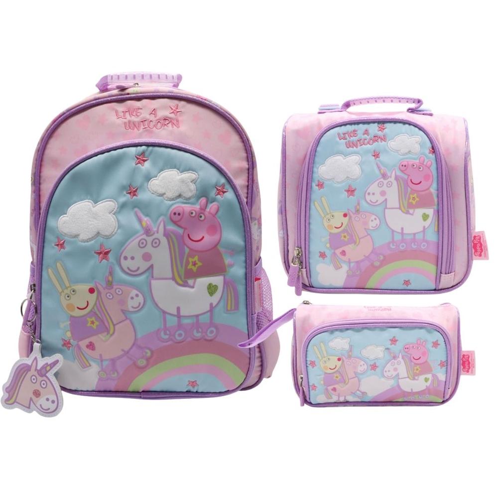 Pack Escolar Mochila Peppa Pig Unicornios Nido Pack Escolar Mochila Peppa Pig Unicornios Nido