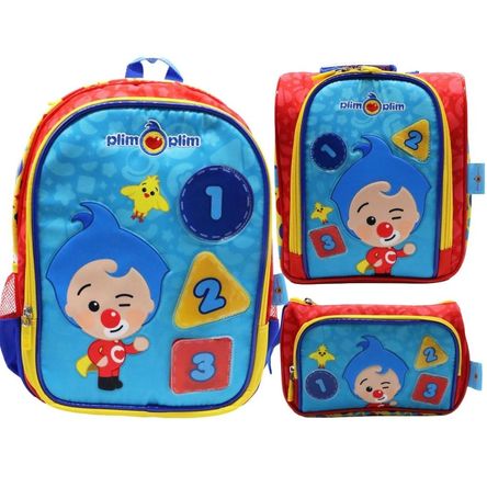 Pack Escolar Mochila Plim Plim Numeros Nido Pack Escolar Mochila Plim Plim Numeros Nido