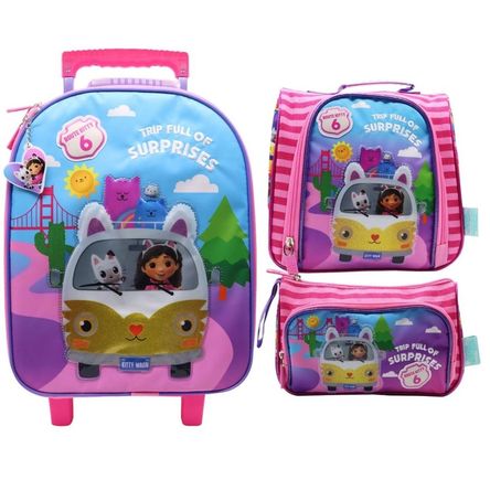 Pack Escolar Maleta Gabby Dollhouse La Pelicula Nido Pack Escolar Maleta Gabby Dollhouse La Pelicula Nido