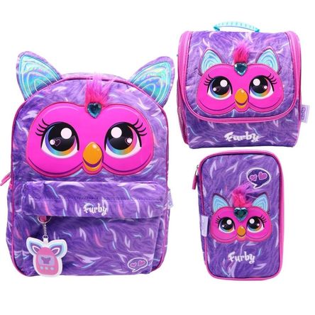 Pack Escolar Mochila Furby Morado Oficio Pack Escolar Mochila Furby Morado Oficio