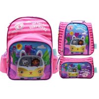 Pack Escolar Mochila Gabby Dollhouse La Pelicula Nido