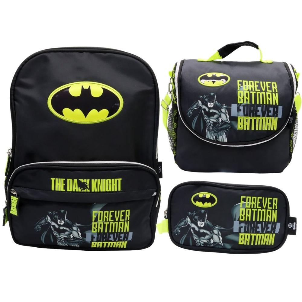 Pack Escolar Mochila Juvenil Batman Oficio Pack Escolar Mochila Juvenil Batman Oficio