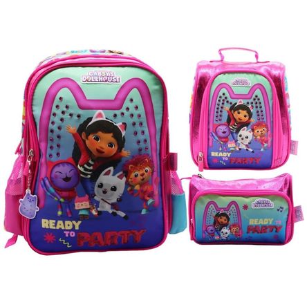 Pack Escolar Mochila Gabby Dollhouse Fiesta Oficio Pack Escolar Mochila Gabby Dollhouse Fiesta Oficio