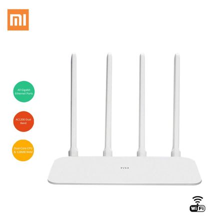 Router Xiaomi R4A Gigabit Edition Doble Banda AC1200