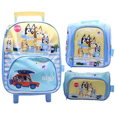 Pack Escolar Maleta Bluey Familia Nido