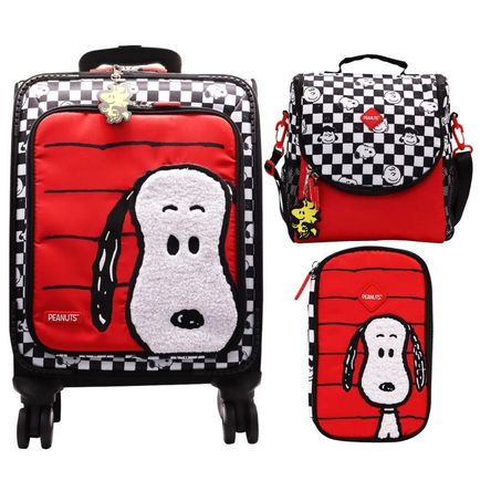 Pack Escolar Maleta Deluxe Snoopy Oficio Pack Escolar Maleta Deluxe Snoopy Oficio